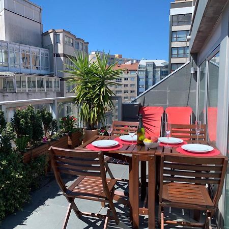 Apartmán Penthouse With Terrace And Views Near Oza'S Beach A Coruña Exteriér fotografie