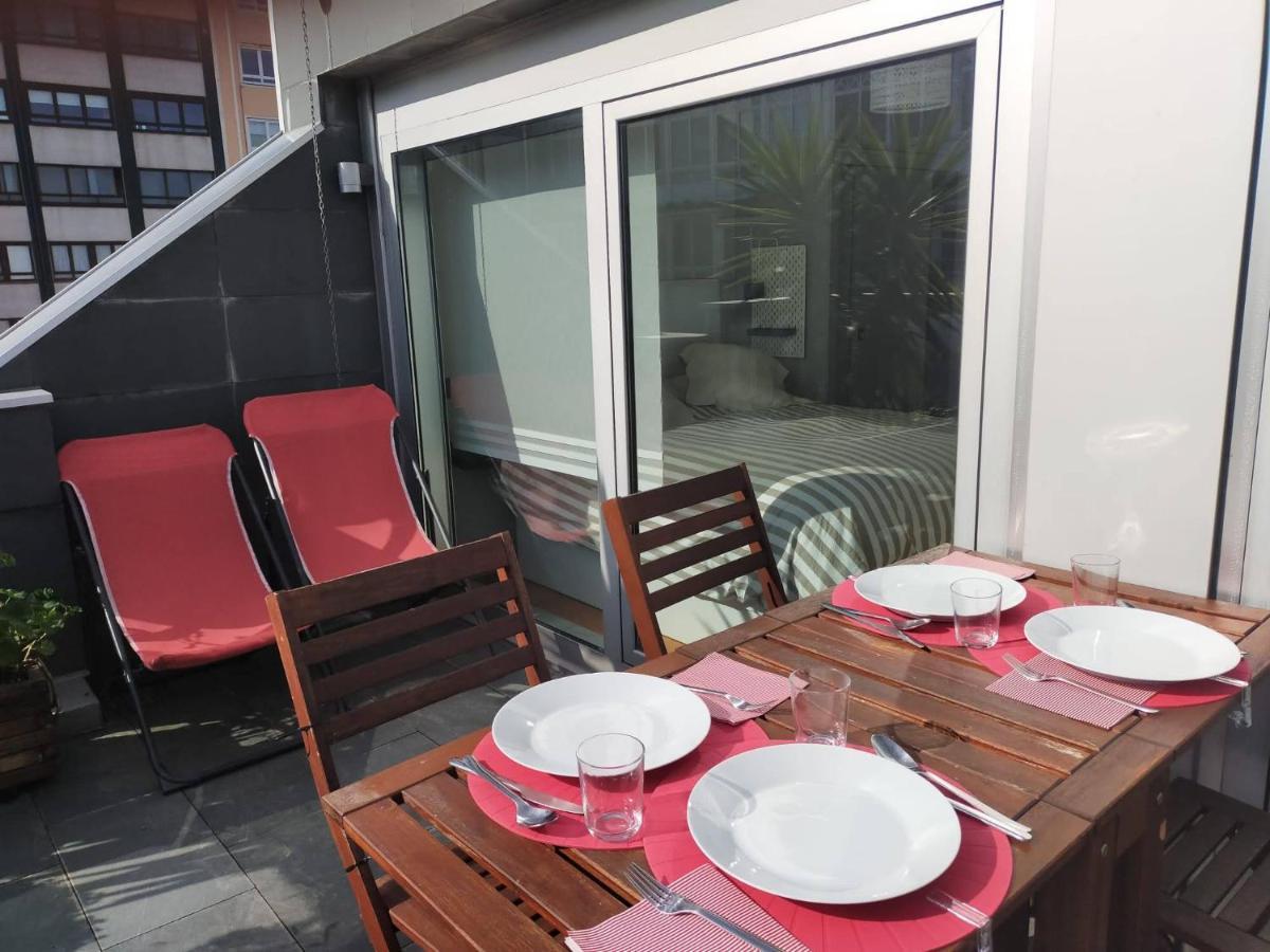 Apartmán Penthouse With Terrace And Views Near Oza'S Beach A Coruña Exteriér fotografie